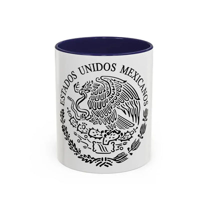 Seal of the Government of Mexico 2 - Accent Coffee Mug 11oz Navy - Go Mug Yourself