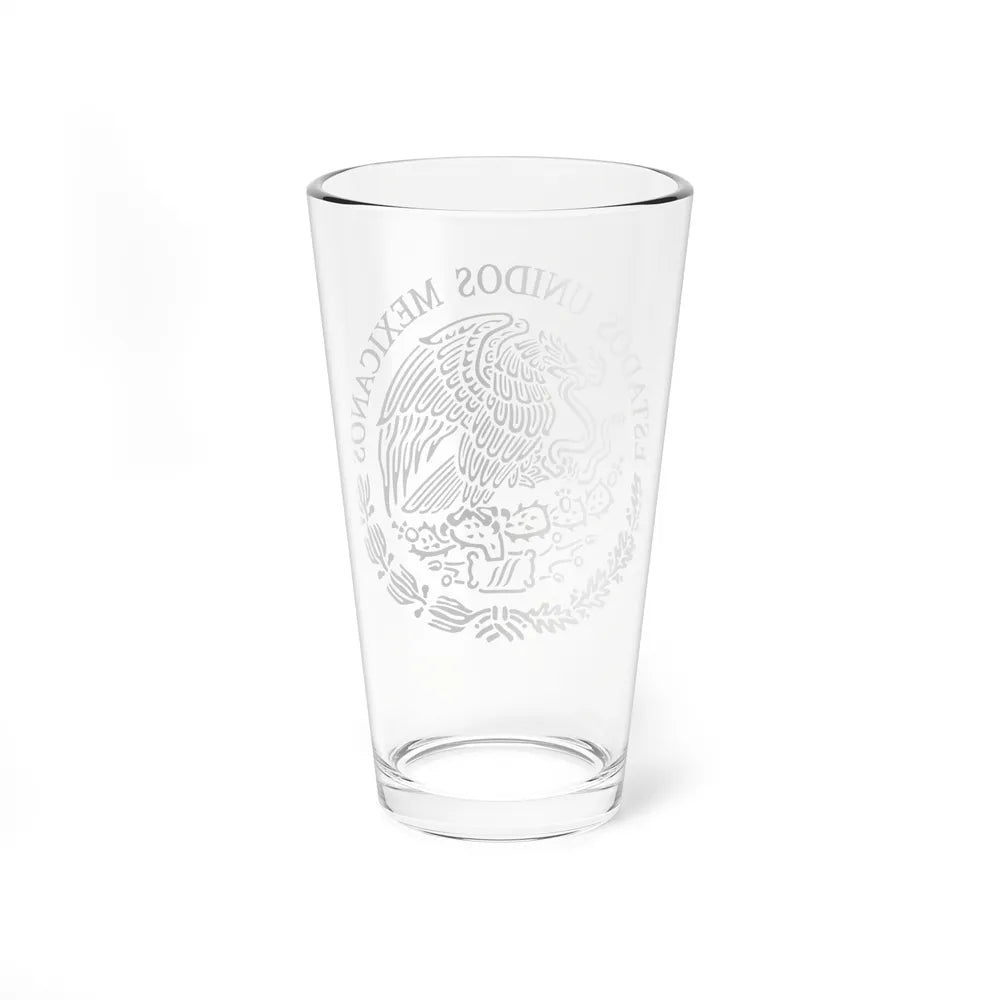 Seal of the Government of Mexico 2 - Pint Glass 16oz-Go Mug Yourself