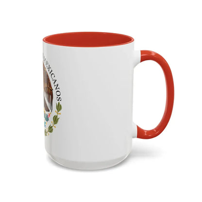 Seal of the Government of Mexico - Accent Coffee Mug - Go Mug Yourself