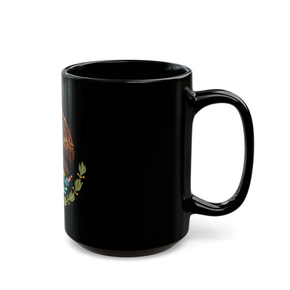 Seal of the Government of Mexico - Black Coffee Mug-Go Mug Yourself