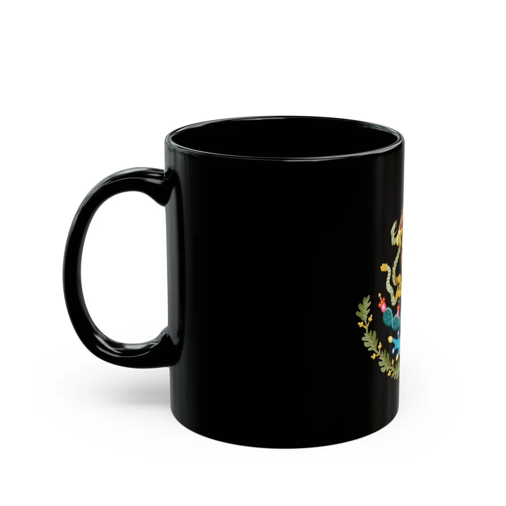 Seal of the Government of Mexico - Black Coffee Mug-Go Mug Yourself