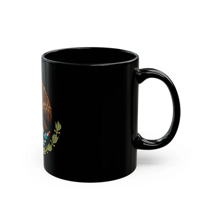 Seal of the Government of Mexico - Black Coffee Mug-Go Mug Yourself