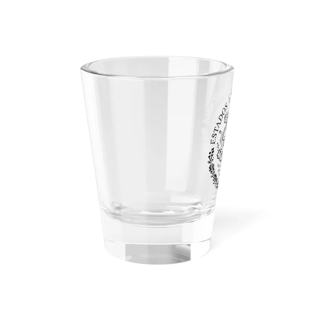 Seal of the Government of Mexico linear (Mexico) (Coat of Arms) Shot Glass 1.5oz - Go Mug Yourself