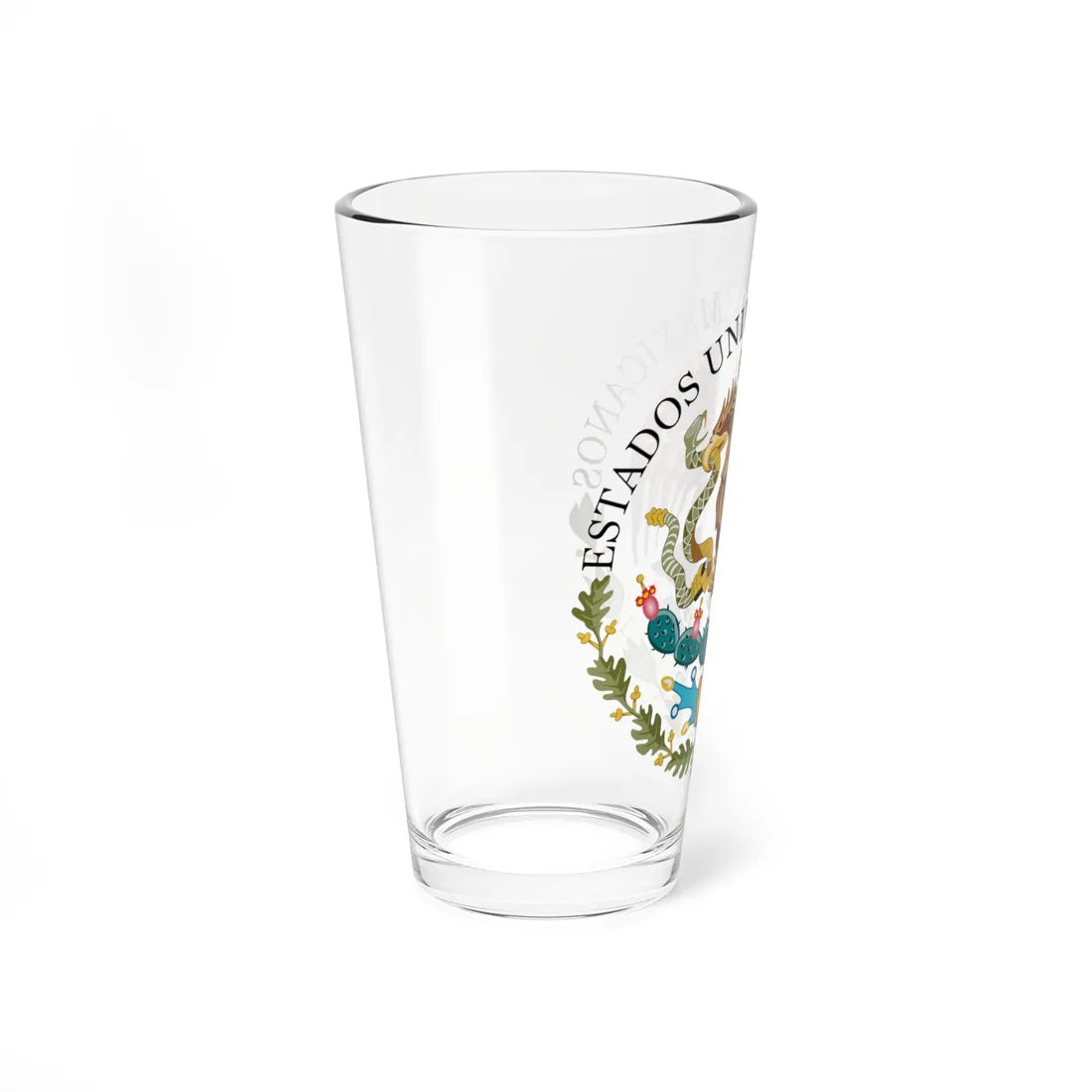 Seal of the Government of Mexico (Mexico) (Coat of Arms) Pint Glass 16oz - Go Mug Yourself