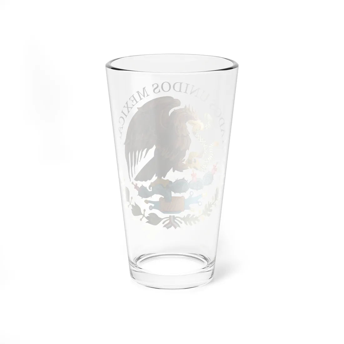 Seal of the Government of Mexico (Mexico) (Coat of Arms) Pint Glass 16oz - Go Mug Yourself