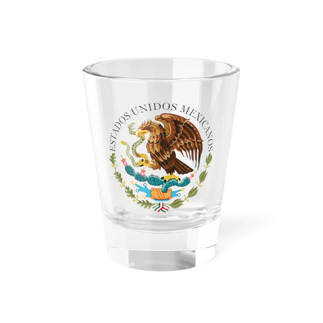 Seal of the Government of Mexico (Mexico) (Coat of Arms) Shot Glass 1.5oz 1.5oz - Go Mug Yourself