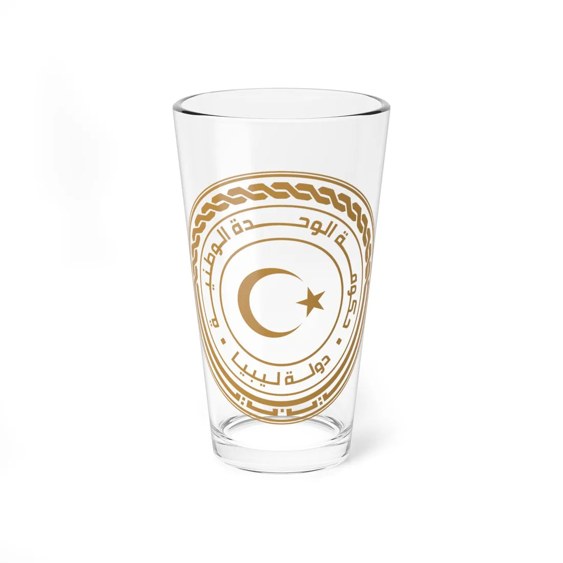 Seal of the Government of National Unity Libya (Libya) (Coat of Arms) Pint Glass 16oz 16oz - Go Mug Yourself