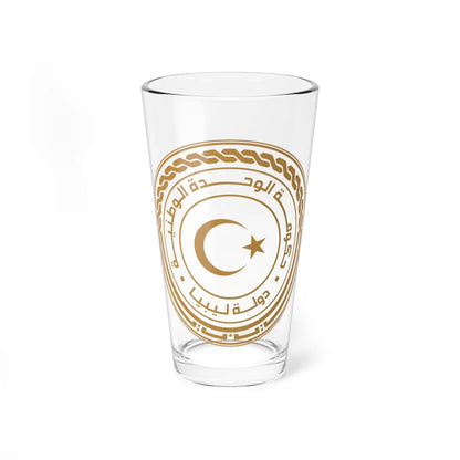 Seal of the Government of National Unity Libya (Libya) (Coat of Arms) Pint Glass 16oz 16oz - Go Mug Yourself