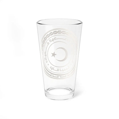 Seal of the Government of National Unity Libya (Libya) (Coat of Arms) Pint Glass 16oz - Go Mug Yourself