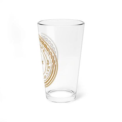Seal of the Government of National Unity Libya (Libya) (Coat of Arms) Pint Glass 16oz - Go Mug Yourself