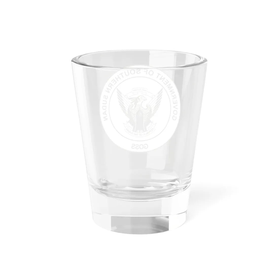 Seal of the Government of Southern Sudan 2005-2011 (South Sudan) (Coat of Arms) Shot Glass 1.5oz - Go Mug Yourself