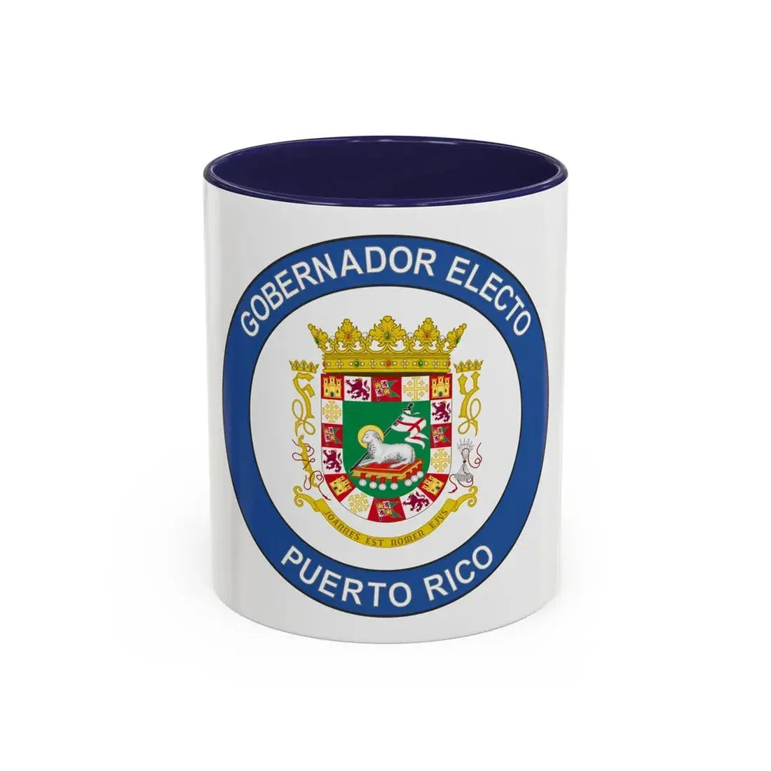 Seal of the Governor-Elect of Puerto Rico - Accent Coffee Mug 11oz Navy - Go Mug Yourself
