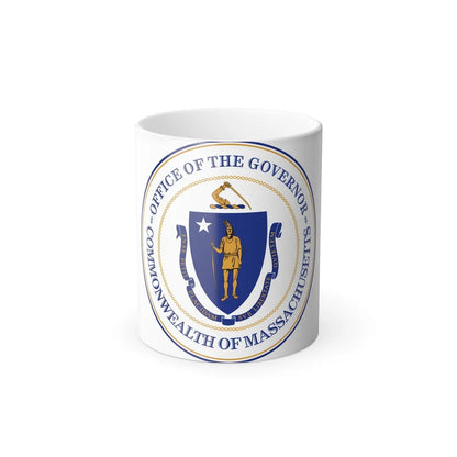 Seal of the Governor of Massachusetts - Color Changing Mug 11oz-11oz-Go Mug Yourself