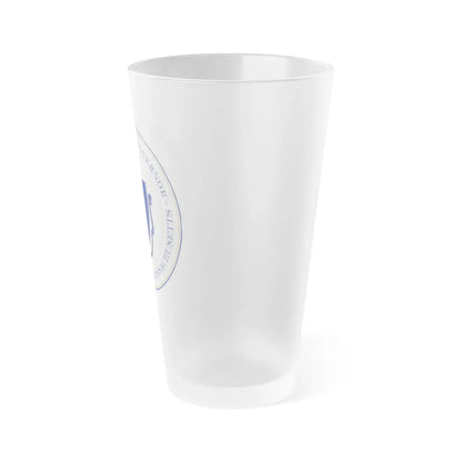 Seal of the Governor of Massachusetts - Frosted Pint Glass 16oz - Go Mug Yourself