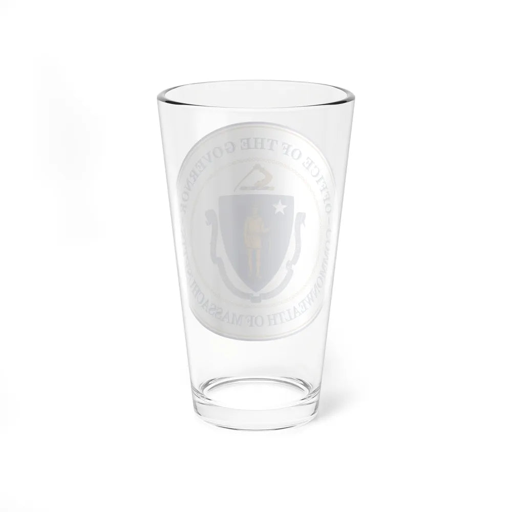 Seal of the Governor of Massachusetts - Pint Glass 16oz-Go Mug Yourself