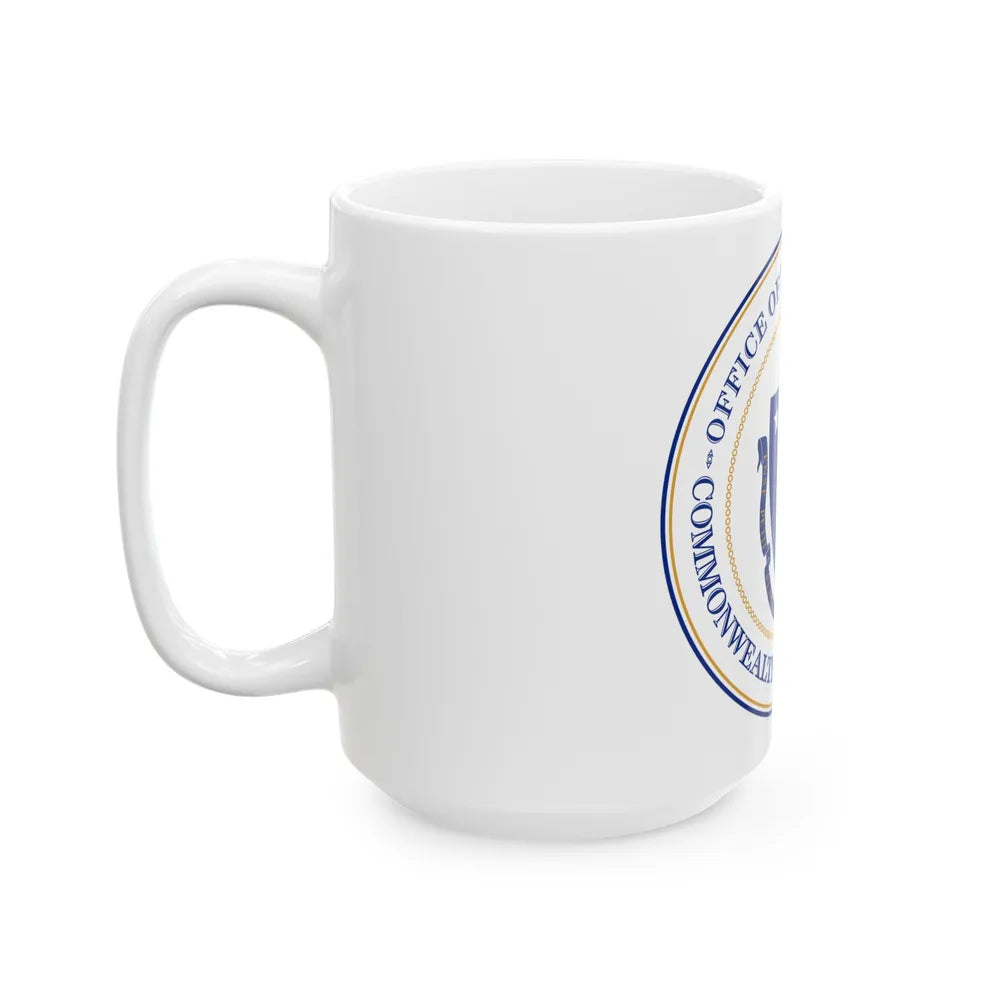 Seal of the Governor of Massachusetts - White Coffee Mug-Go Mug Yourself