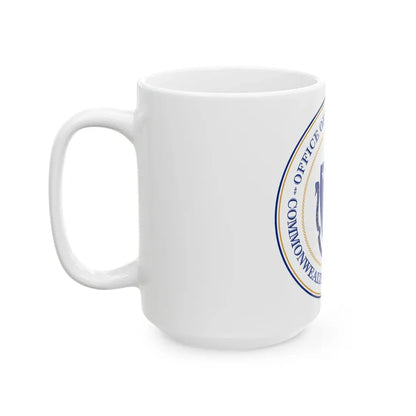 Seal of the Governor of Massachusetts - White Coffee Mug - Go Mug Yourself