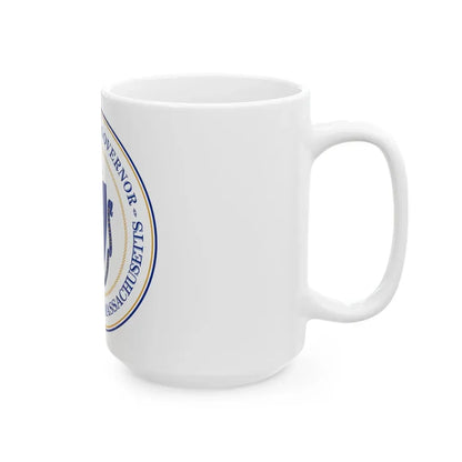 Seal of the Governor of Massachusetts - White Coffee Mug - Go Mug Yourself