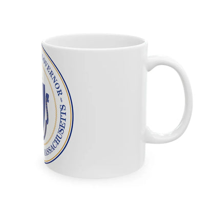 Seal of the Governor of Massachusetts - White Coffee Mug-Go Mug Yourself