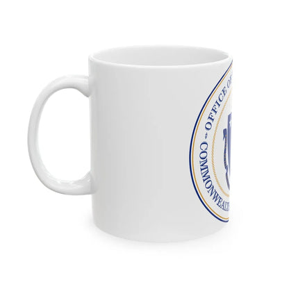 Seal of the Governor of Massachusetts - White Coffee Mug-Go Mug Yourself