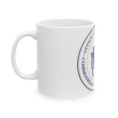 Seal of the Governor of Massachusetts - White Coffee Mug - Go Mug Yourself