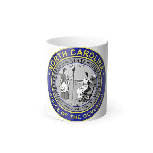 Seal of the Governor of North Carolina - Color Changing Coffee Mug 11oz - Go Mug Yourself