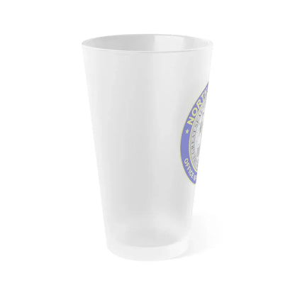 Seal of the Governor of North Carolina - Frosted Pint Glass 16oz - Go Mug Yourself