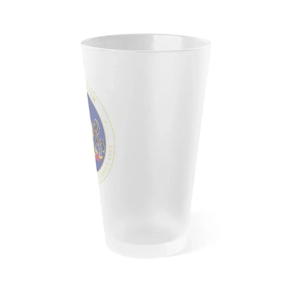 Seal of the Governor of Pennsylvania v2 - Frosted Pint Glass 16oz - Go Mug Yourself