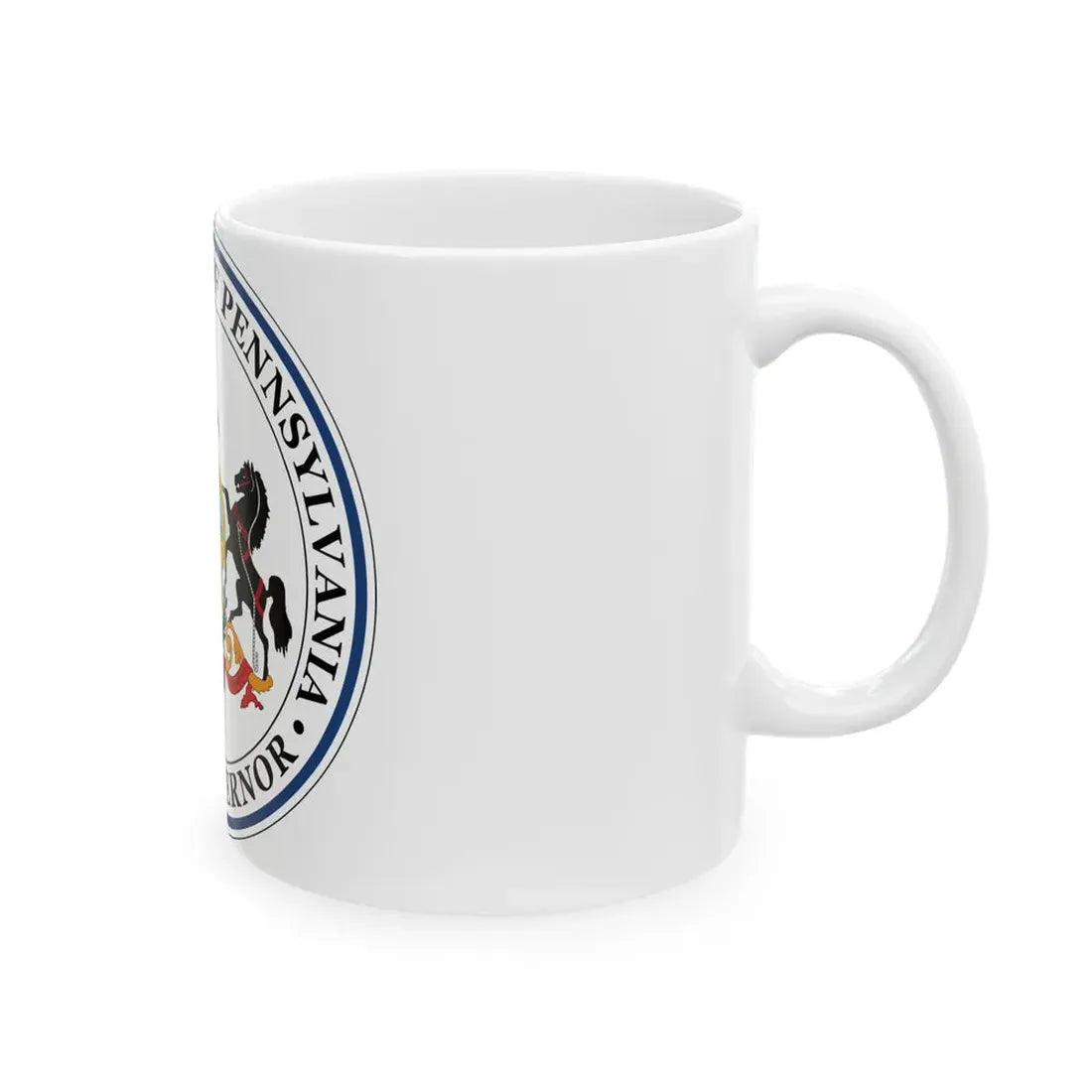 Seal of the Governor of Pennsylvania - White Coffee Mug - Go Mug Yourself