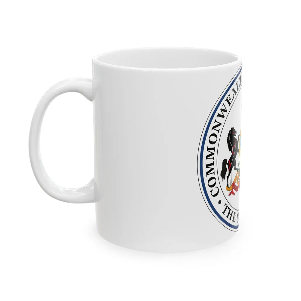 Seal of the Governor of Pennsylvania - White Coffee Mug-Go Mug Yourself