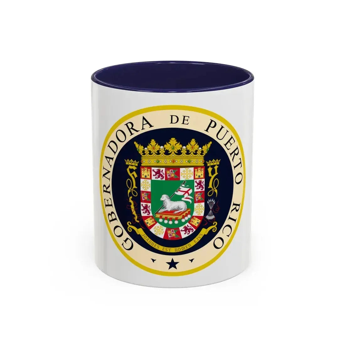 Seal of the Governor of Puerto Rico 2 - Accent Coffee Mug 11oz Navy - Go Mug Yourself