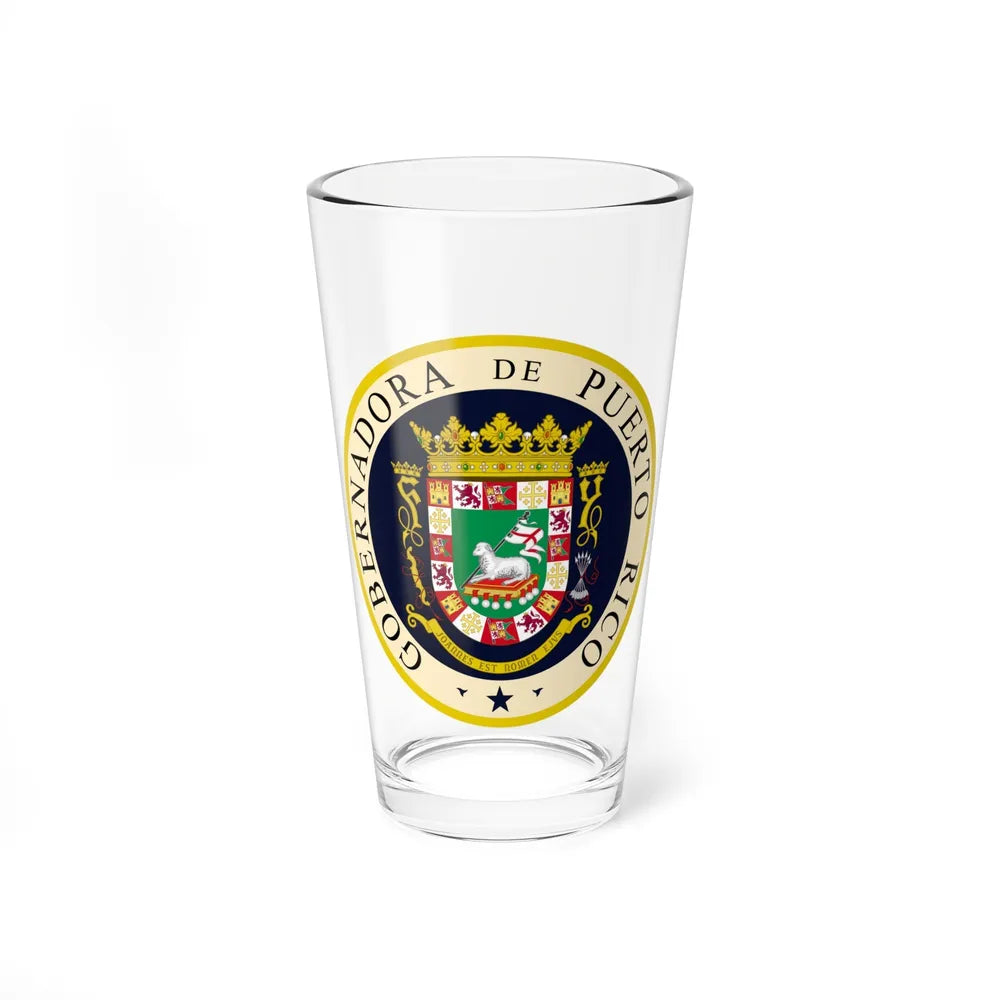 Seal of the Governor of Puerto Rico 2 - Pint Glass 16oz-16oz-Go Mug Yourself