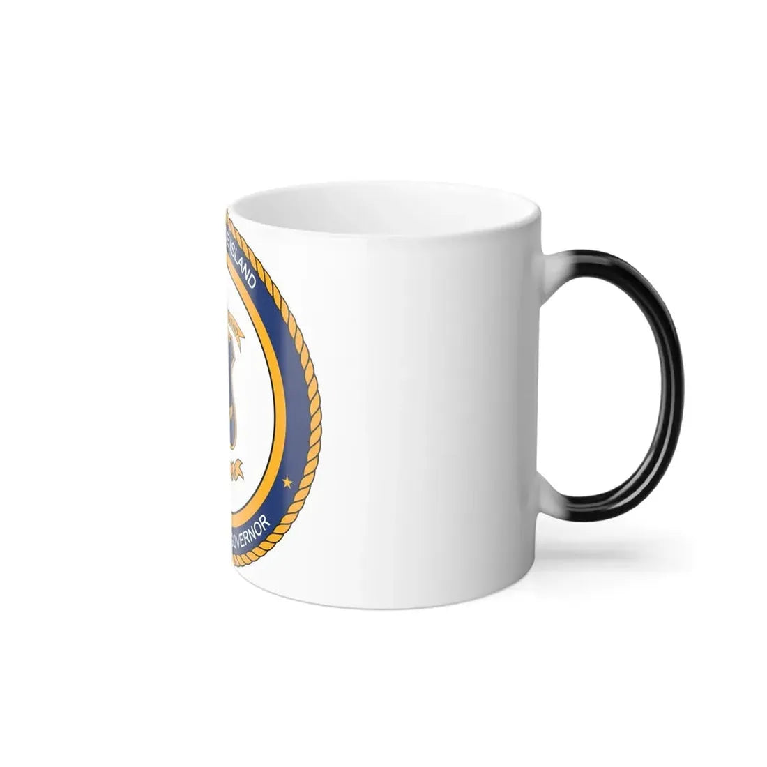 Seal of the Governor of Rhode sland - Color Changing Coffee Mug - Go Mug Yourself