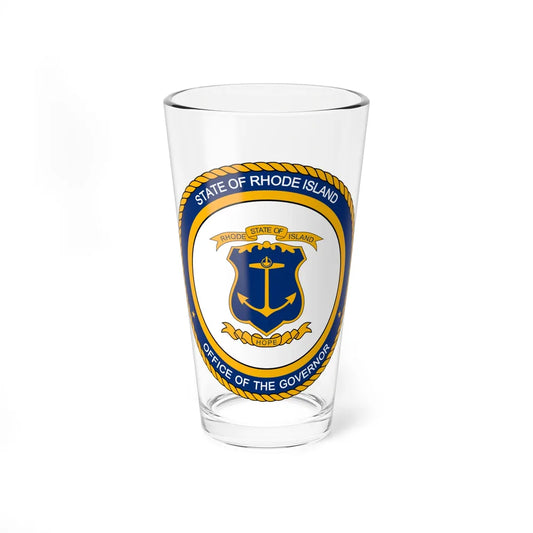 Seal of the Governor of Rhode sland - Pint Glass 16oz-16oz-Go Mug Yourself