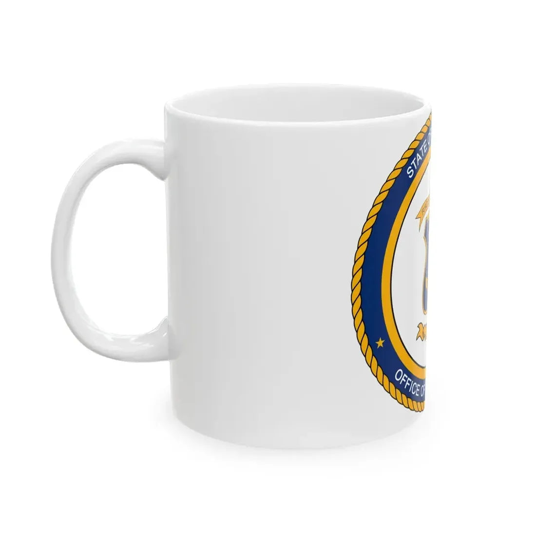 Seal of the Governor of Rhode sland - White Coffee Mug - Go Mug Yourself