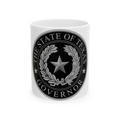 Seal of the Governor of Texas - White Coffee Mug-11oz-Go Mug Yourself