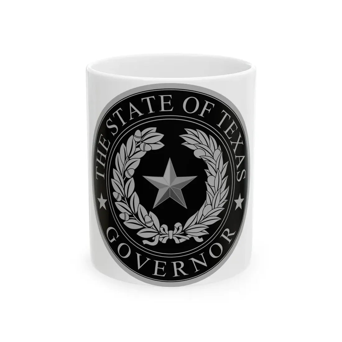 Seal of the Governor of Texas - White Coffee Mug 11oz - Go Mug Yourself