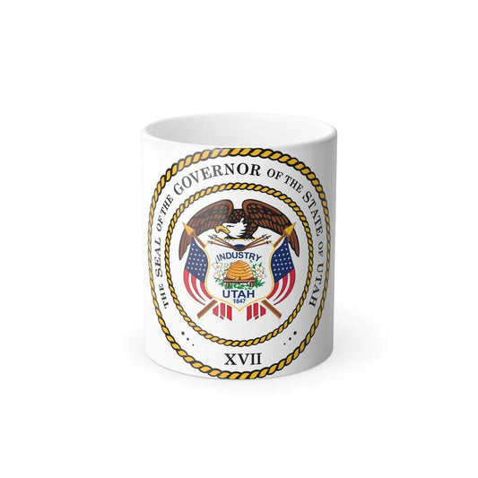 Seal of the Governor of Utah 2011 - Color Changing Mug 11oz-11oz-Go Mug Yourself