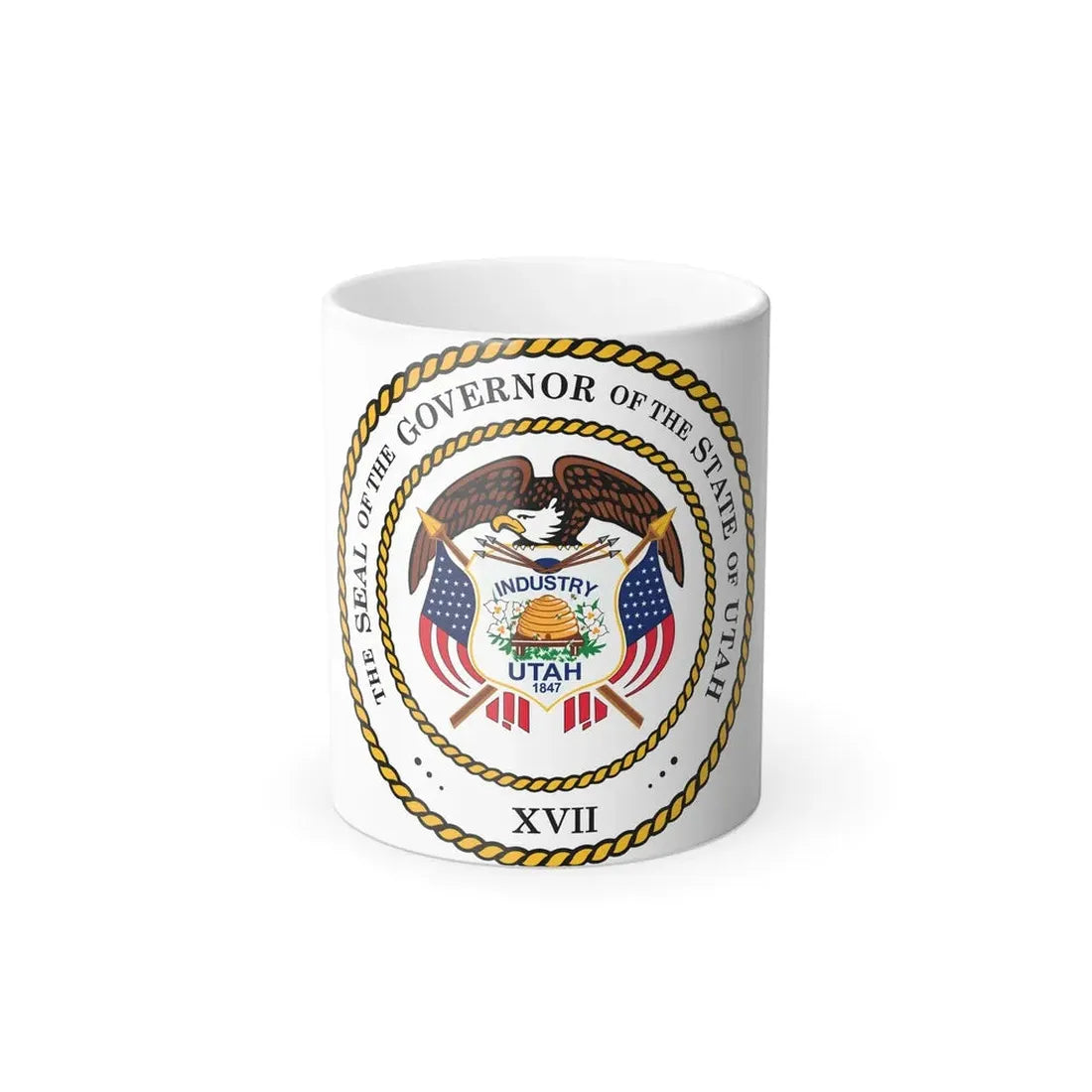 Seal of the Governor of Utah 2011 - Color Changing Mug 11oz 11oz - Go Mug Yourself