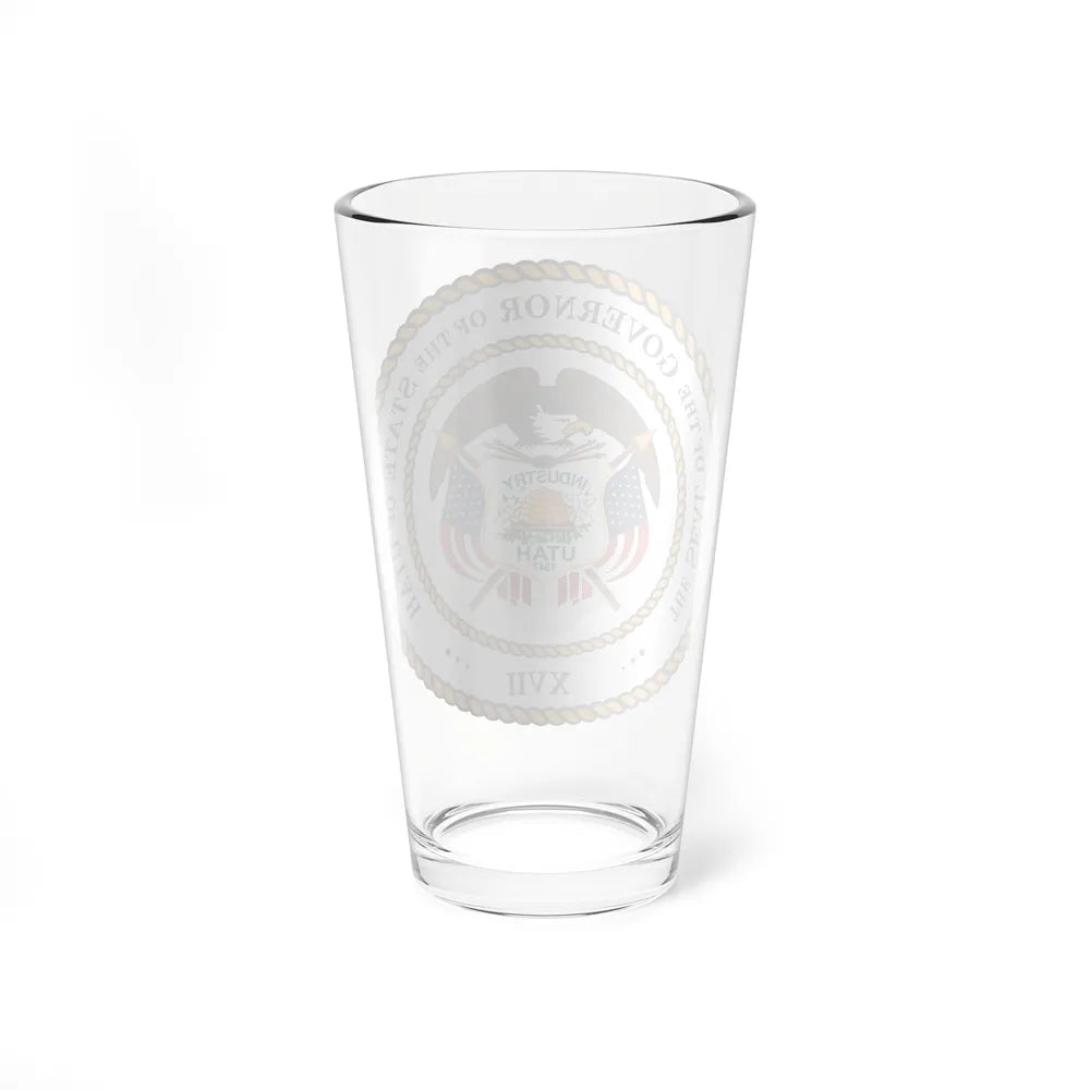 Seal of the Governor of Utah 2011 - Pint Glass 16oz-Go Mug Yourself