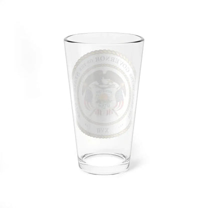 Seal of the Governor of Utah 2011 - Pint Glass 16oz - Go Mug Yourself