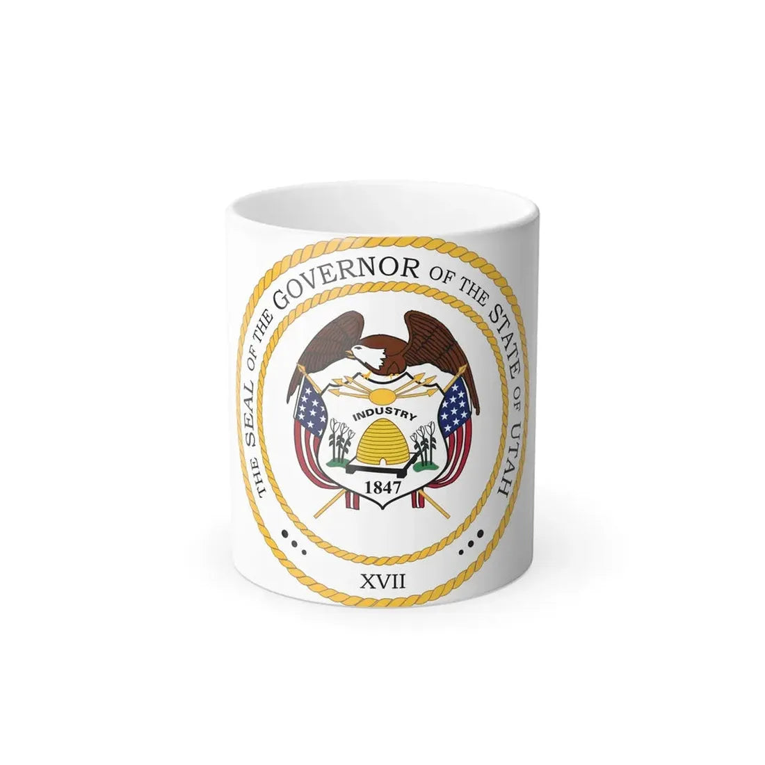 Seal of the Governor of Utah - Color Changing Coffee Mug 11oz - Go Mug Yourself