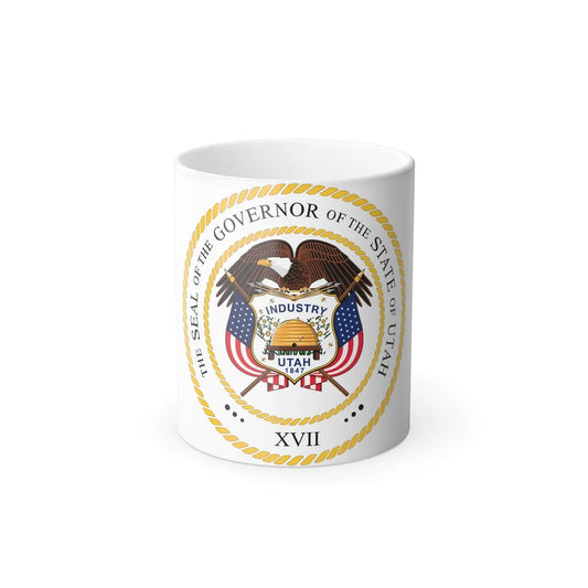 Seal of the Governor of Utah v2 - Color Changing Mug 11oz-11oz-Go Mug Yourself