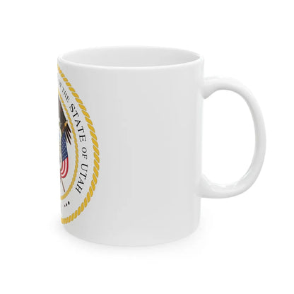 Seal of the Governor of Utah v2 - White Coffee Mug-Go Mug Yourself