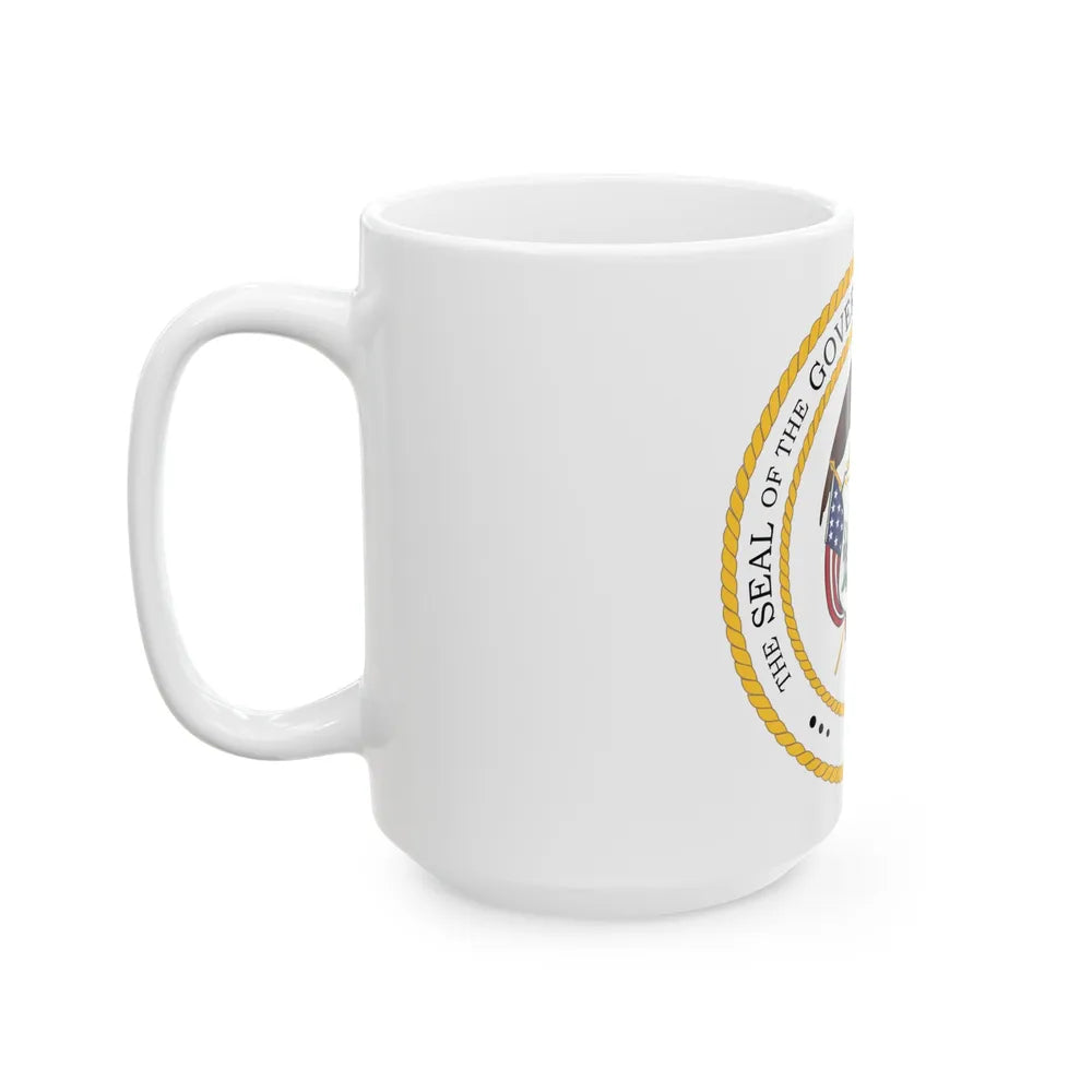 Seal of the Governor of Utah - White Coffee Mug-Go Mug Yourself