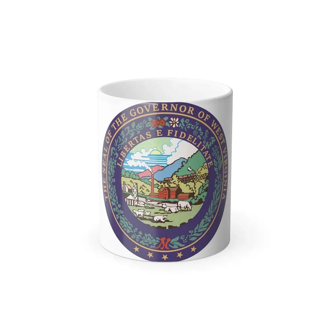 Seal of the Governor of West Virginia - Color Changing Coffee Mug 11oz - Go Mug Yourself