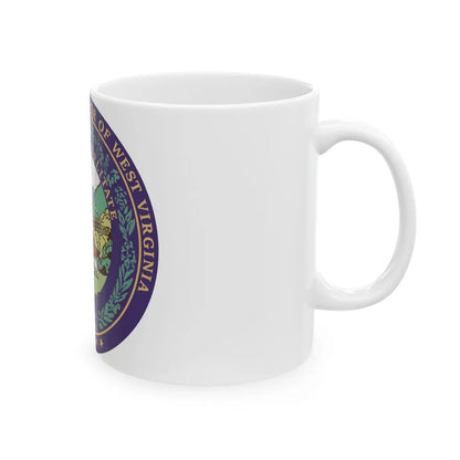 Seal of the Governor of West Virginia - White Coffee Mug-Go Mug Yourself