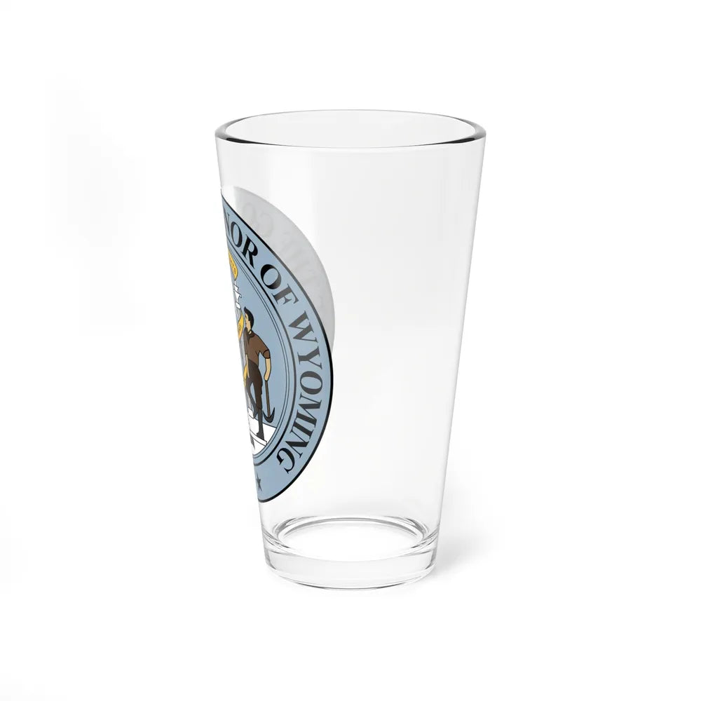 Seal of the Governor of Wyoming - Pint Glass 16oz-Go Mug Yourself