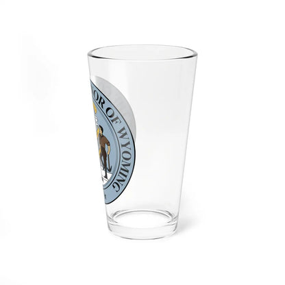 Seal of the Governor of Wyoming - Pint Glass 16oz-Go Mug Yourself