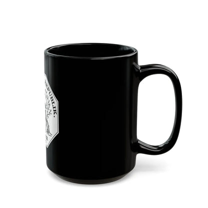 Seal of the Helvetic Republic, Kleiner Rath - Black Coffee Mug-Go Mug Yourself